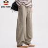 Paul Frank Men's American Wide-Leg Casual Workwear Pants