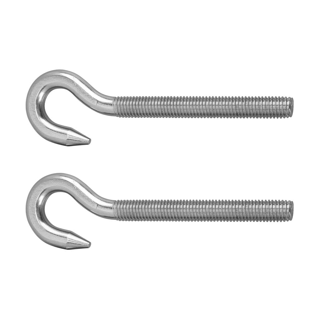 2 Stück M12 Schraubhaken Edelstahl Hohe Härte Korrosionsbeständig Tassenaufhänger