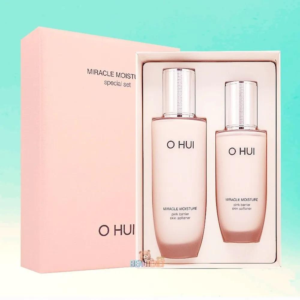 O HUI Miracle Moisture Pink Barrier Skin Softener 2-Piece Set