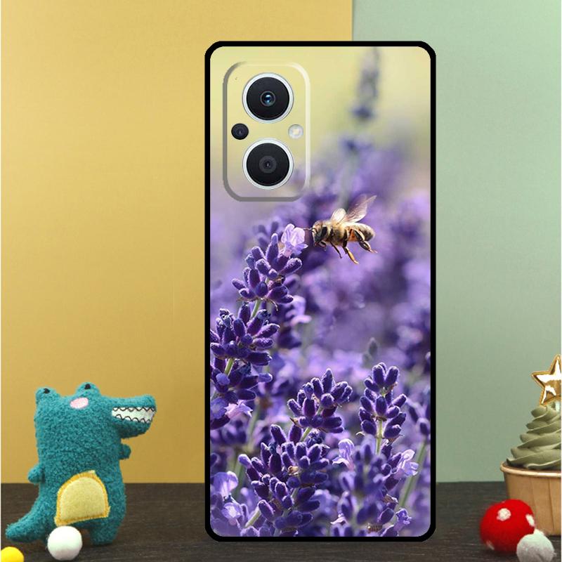 Lavender Purple Flowers Case For OPPO Reno 15 15F 14 13 12 11 10 Pro 14F 13F 12F 11F 8T OPPO Find X9 X8 X6 Pro Cover