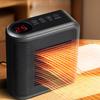 Riscaldatore Elettrico Piccolo Domestico da 800W Macchina Riscaldante Invernale a Parete Soffiatore ad Aria Calda Multifunzionale Controllato a Tocchi