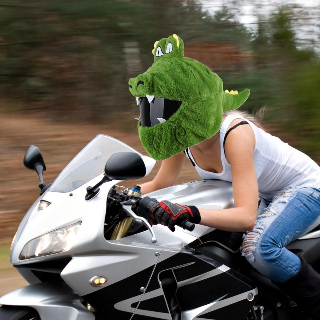 Cute Motorcycle Helmet Cover, Waterproof Dustproof Protective Cover for Women Teens, Riding Accessories Gift for Friends Family