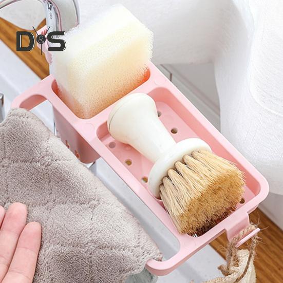 Sink Shelf Ventilation Easy Install PP Sink Caddy Sponge Holder
