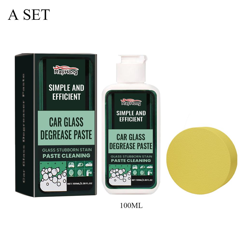 Oil Removal Stain Removal Waterproofing Car Window Rainproof Cleaning Agent Car Glass Degreasing Paste Car Windshield Cleaning