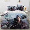 Gioco D-Devil May Cry DMC Gamer Set Biancheria da Letto Copripiumino Set Letto Coperta Federa Piumone king Queen Size Ragazzi Adulto
