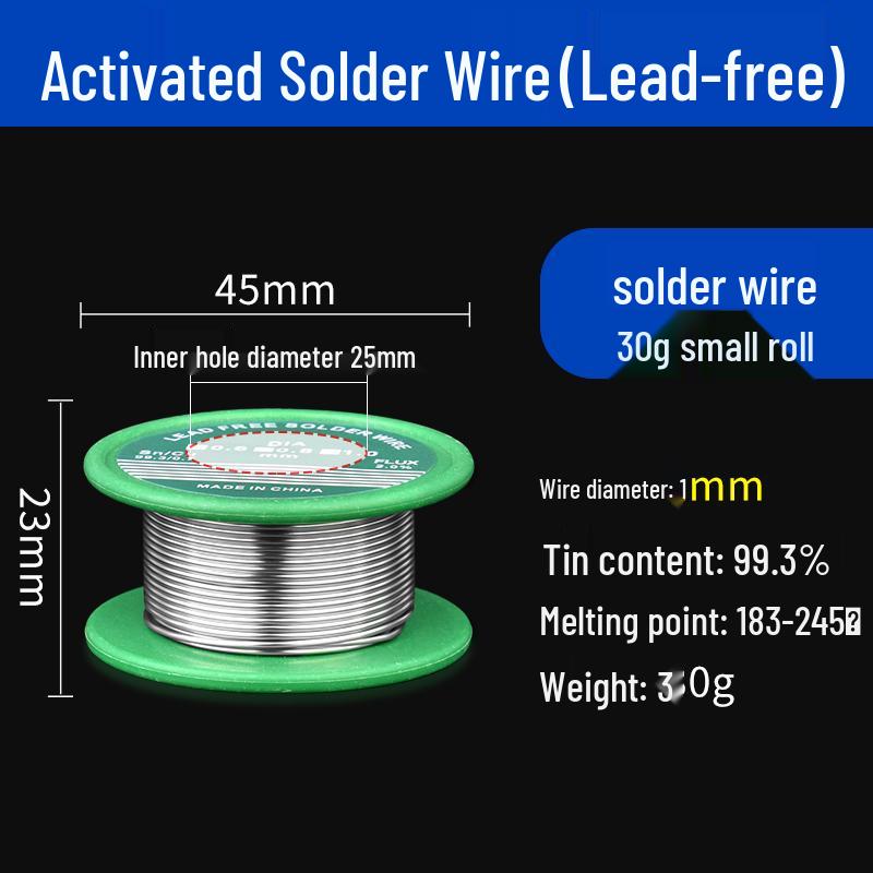 High-Purity Lead-Free Rosin Core Solder Wire for Low-Temperature Welding