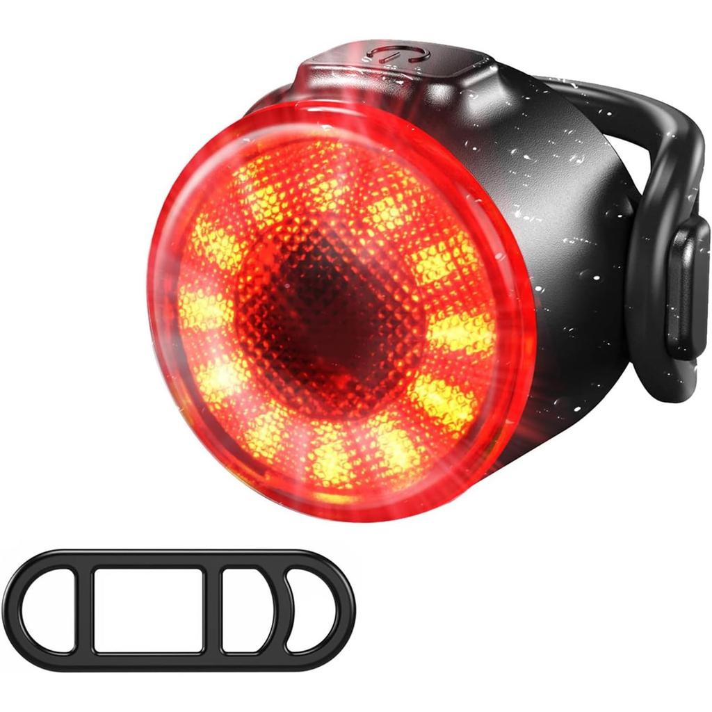 YUWENW Tail Light Rear Light 1 Piece Rechargeable USB Bicycle