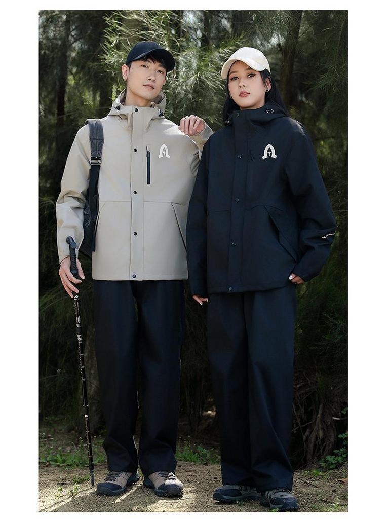 Unisex Full-Body Waterproof Raincoat Set for Cycling & Hiking