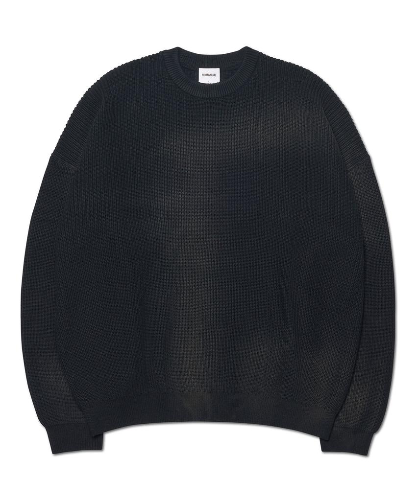 Nomaenyueol Spray Dyeing Knit - Black