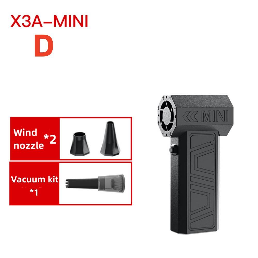 X3-A Blower Mini Turbo Violent Fan Car Electric Air Duster With 2 Nozzles 41m/s Brushless Turbo Jet Blower for Truck Keyboard