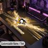 Large Mouse PadPittsburgh Penguins Custom Name Text Personalized Desk Mat Non Slip Gaming Pad