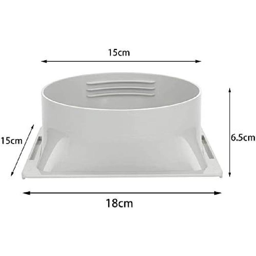 5.91'' Portable Air Conditioner Window Adapter Exhaust Hose Connector Tube Connector Air Hood Baffle Plate Mobile air Conditioning Accessories