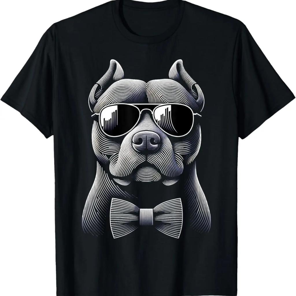 Graphic Tee Sleek Pit Bull _ Men (S - 6XL+) T-Shirt