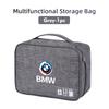 Car USB Data Cable Organizer Headset Charging Treasure Box For BMW E90 E60 E93 E87 G01 G20 X3 X5 F30 F20 G05 G06 G07 F07