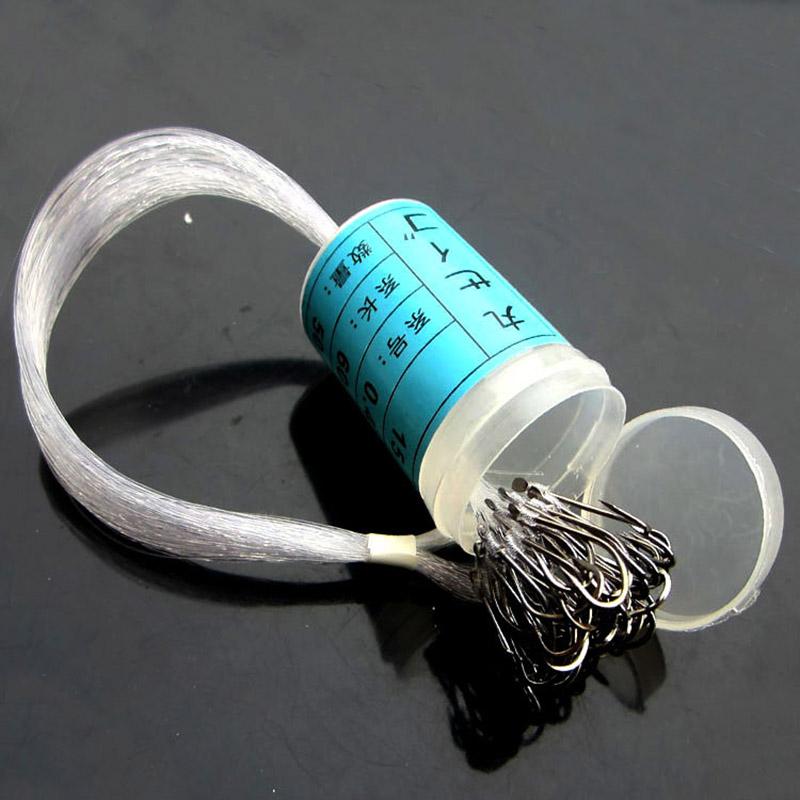 

50pcs Maruseigo Fishing Hooks Barreled Sub Line Hook Sea Fishing Belt Barb Tied Line Maruseigo Hook Convenient To Carry 12 чистый