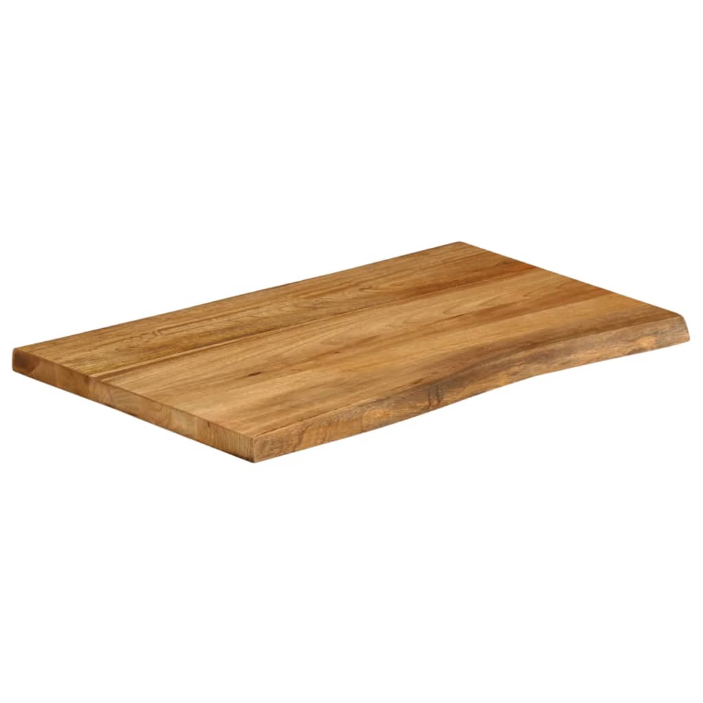 Tabletop, 70X60X3.8 Cm, Natural Edge, Solid Mango Wood