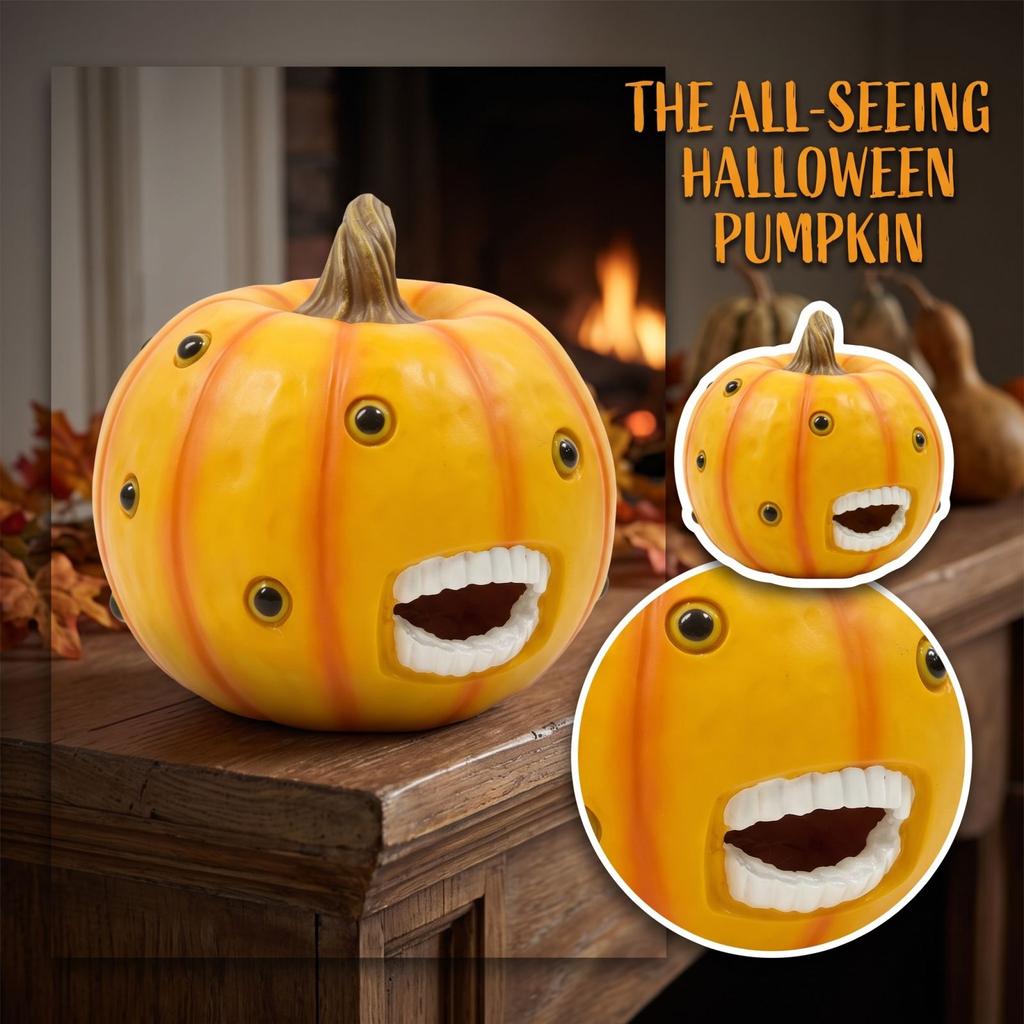 Pumpkin Halloween Decor for Home Party Table Centerpiece