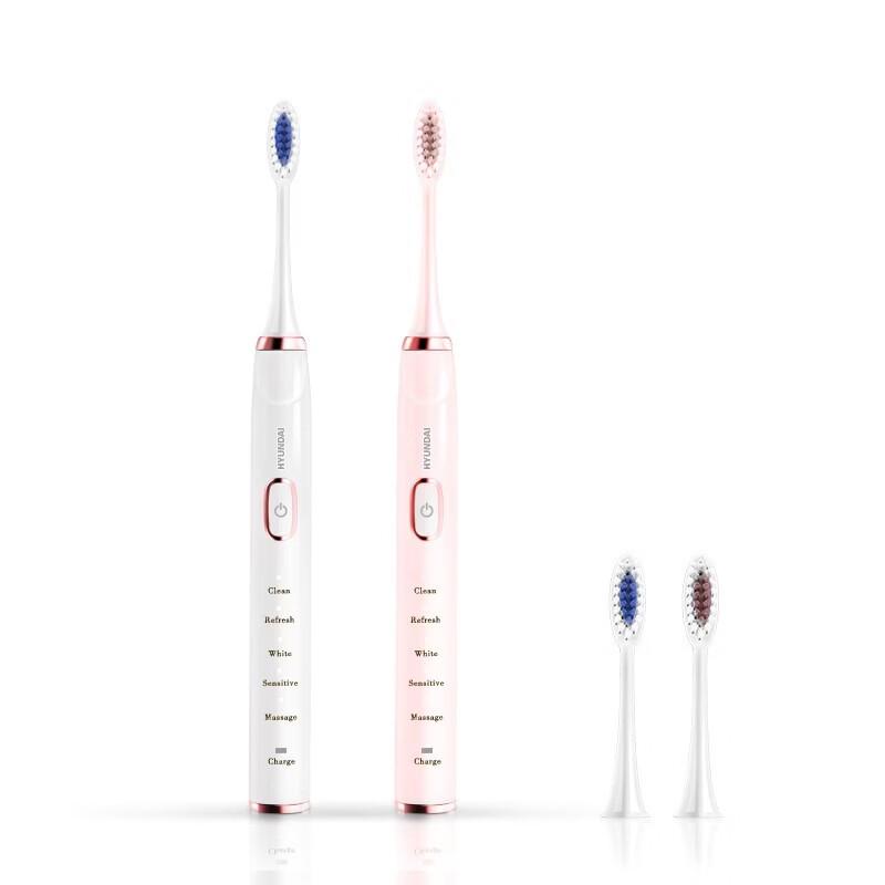 Hyundai Sonic Electric Toothbrush Couple Set X700+ CN plug (adapter included)