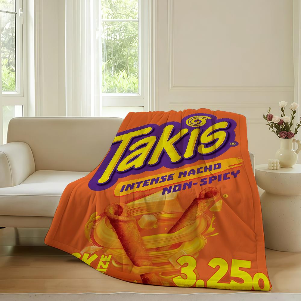 Módní potisk T Takis Deka Na Pohovku Kancelář Postel Letadlo Cestování Spánek Čtení Relaxace Kempování Měkká A Teplá