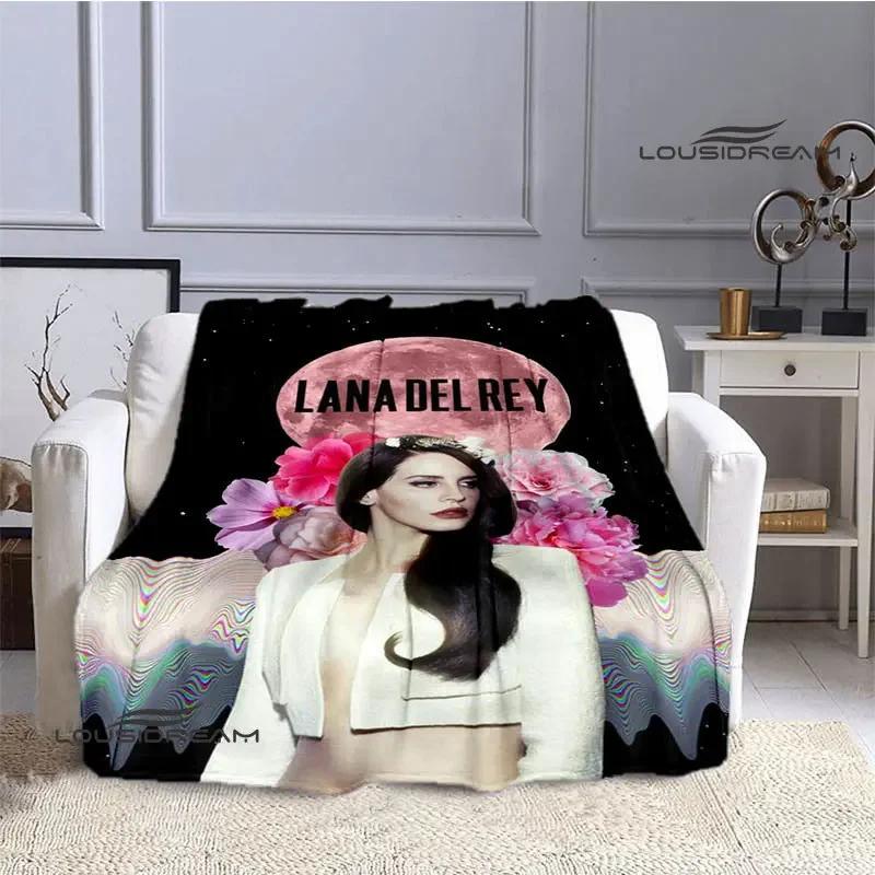 Lana Del Rey Coperta stampata sottile Morbida e confortevole Coperta per casa, viaggio, biancheria da letto regalo di compleanno