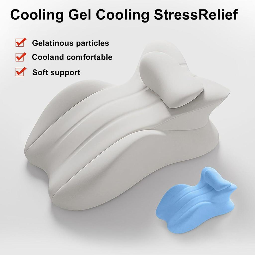 Face-Down Pillow & Memory Foam Leg Support Cushion