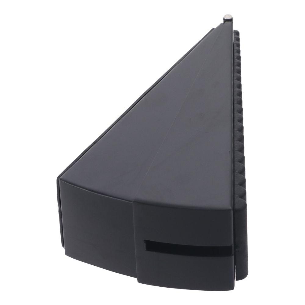 Black Metal Rubber Door Wedge Silver Adjustable Tall Wedge Door Stopper  For Bottom of Door