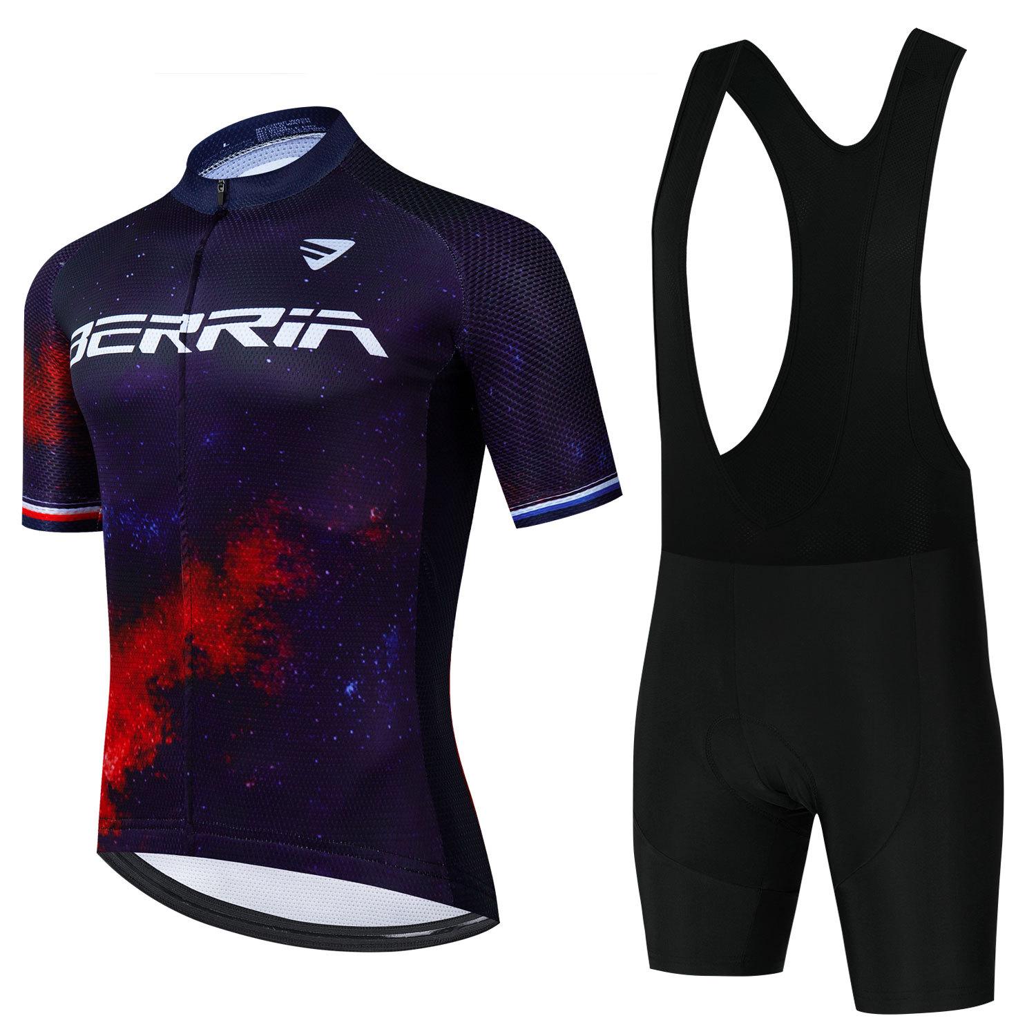 2026 Cycling Suit Men s and Women s Summer Short-sleeved Road Bike Mountain Bike Breathable Cycling Suit S