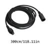 300cm Long 12 Pin Male to Female Handheld Microphone Extension Cable Suitable for Hytera MD780 MD650 RD980 Radio Models