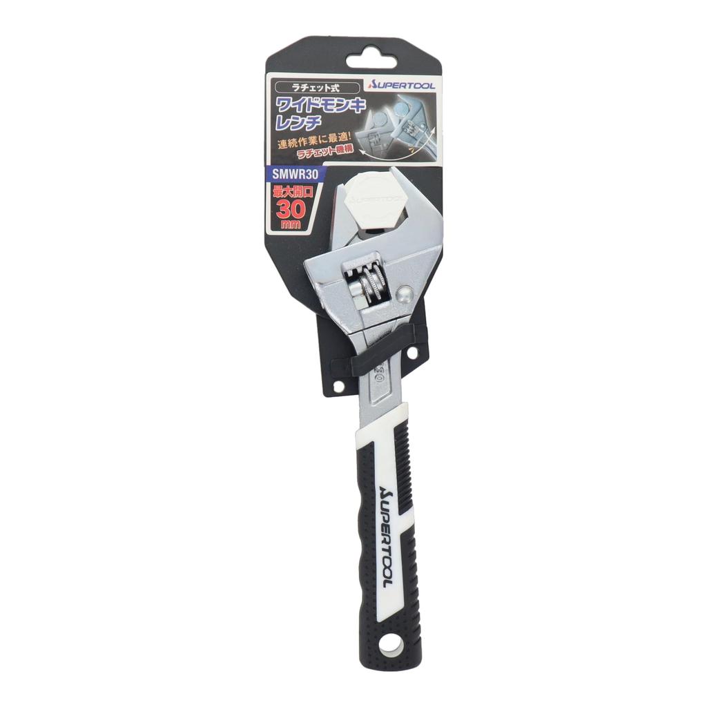 SUPERTOOL Ratchet Wide Adjustable Wrench SMWR30 256010