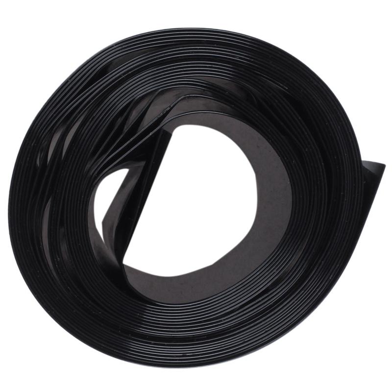 

ABGR-3Pcs 70Mm/44Mm PVC Heat Shrink Tubing Wrap Black 2M 6.5Ft For 18650 Battery чорний