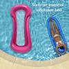 1PCS Loading Inflatable Mattress Water Float Hammock Foldable Roll Up Swimming Pool Accessories Pool Floating Bed Chair