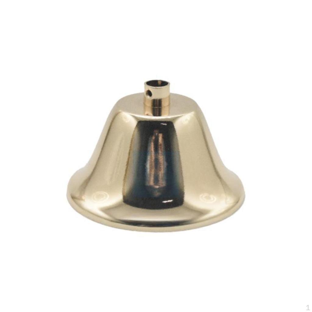 E27 Single Head Hanging Light Base, Metal Ceiling Cover, Trumpet Shape, Living Room Decor Black 180