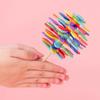 ZK20 Wooden Spiral Lollipop Toys Spin Magic Wand Stress Relief Fibonacci Sequence Fidget Toy for Adults Kids Antistress Gift