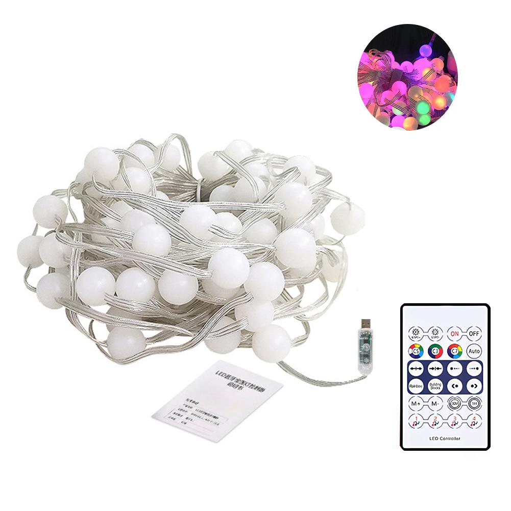 

Dreamcolor Lights String, 10M 66LEDs USB Rainbow Lights Remote APP Control, Smart LED String Lights LED Ufor Home Party Decor Yes разноцветный