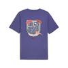 PUMA Simple Durable Comfortable Breathable Short Sleeve T-Shirt Men tops Purple 632939-46