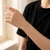 Stainless Steel Animal Letter Star Bracelet - Unisex Fashion Accessory