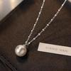 2024 New High-End 925 Sterling Silver Pearl Clavicle Necklace for Women