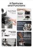 HiBREW G7 Coffee Grinder, 48 Grind Settings, Anti-Static Technology, Stainless Steel Conical Burr, Touch Panel
