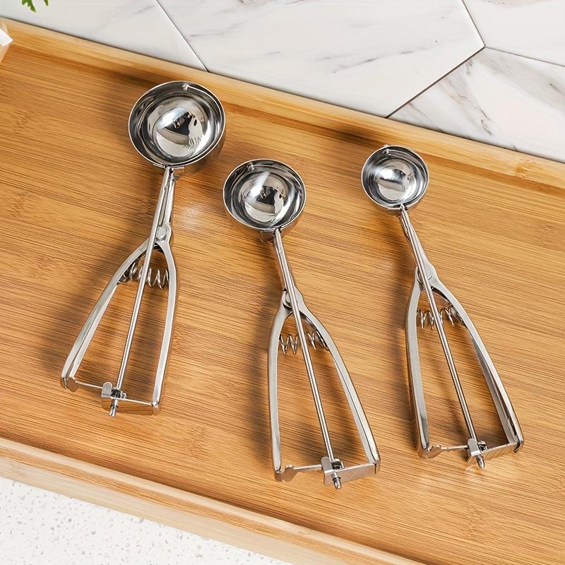 Practical Multi Functional Spoon Modern Fashion Household Kitchen Supplies Lightweight Ice Cream Spoon Creative Stainless Steel