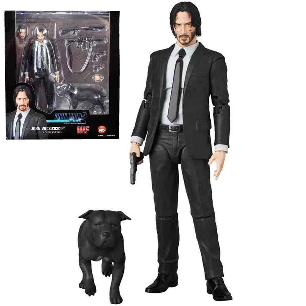 Mafex 085 JOHN WICK Chapter 2 featuring Dog Figure Chapter 212 John Wick Action Figure Figure Model Playthings Dolls Birth Date Present