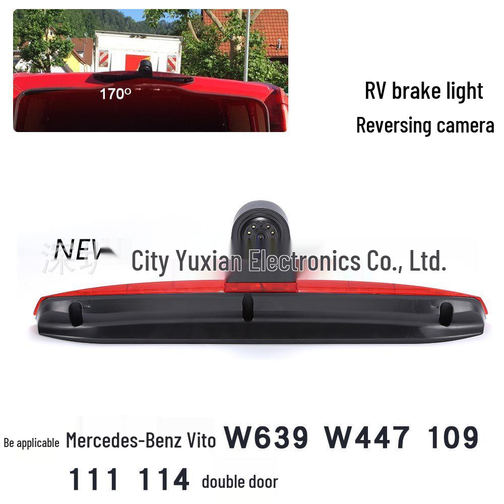 

High-Mount Brake Light Reverse Camera for Mercedes-Benz Vito W639/W447 RV Two-Door Plastic