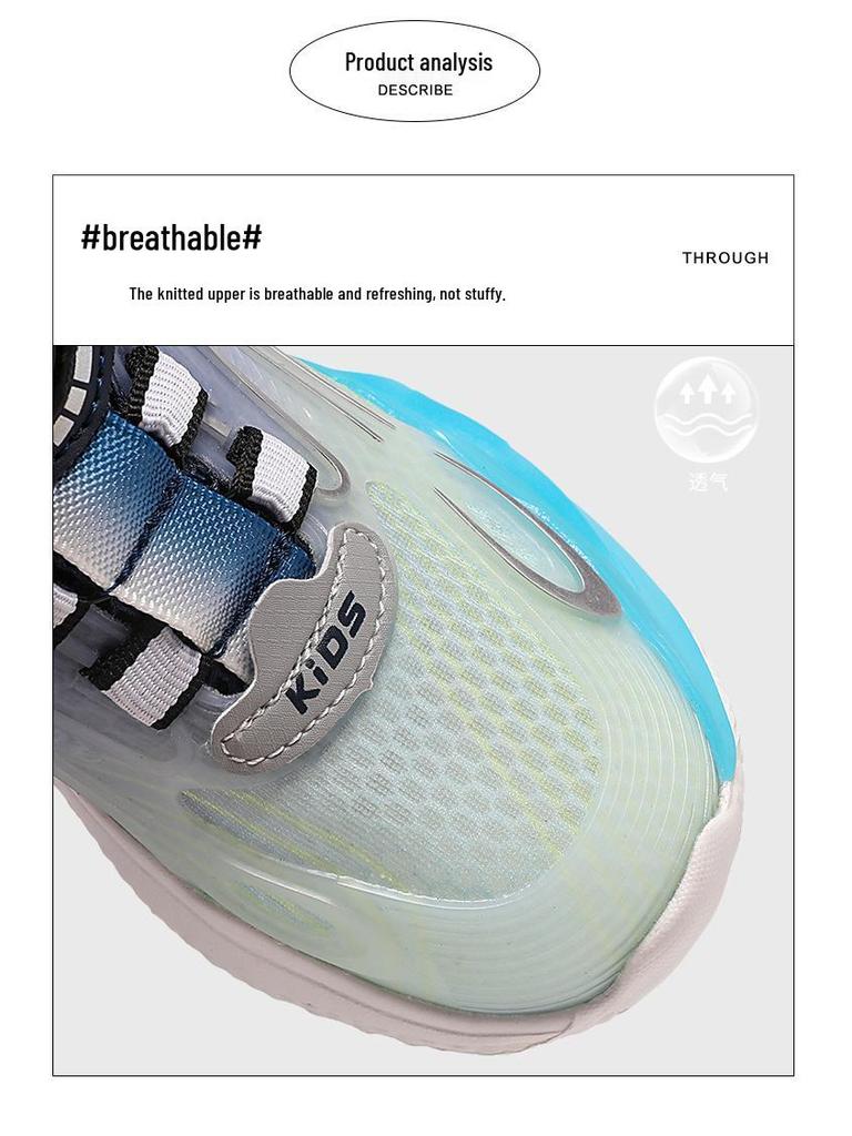 Boys' 2026 Summer Mesh Breathable Non-Slip Lightweight Running Shoes
