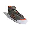 adidas Originals Nizza Hi Dl Tessuto Casual Resistenti Scarpe da Skate Alte Unisex Sneakers Verde Bianco GZ2655