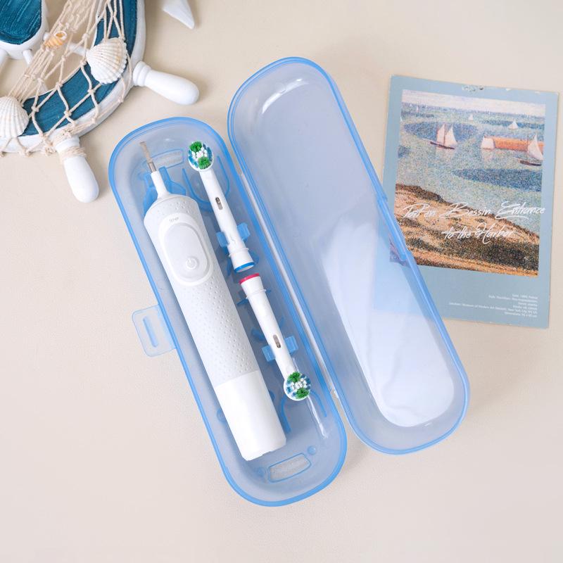 Glossy Purple Universal Electric Toothbrush Travel Case