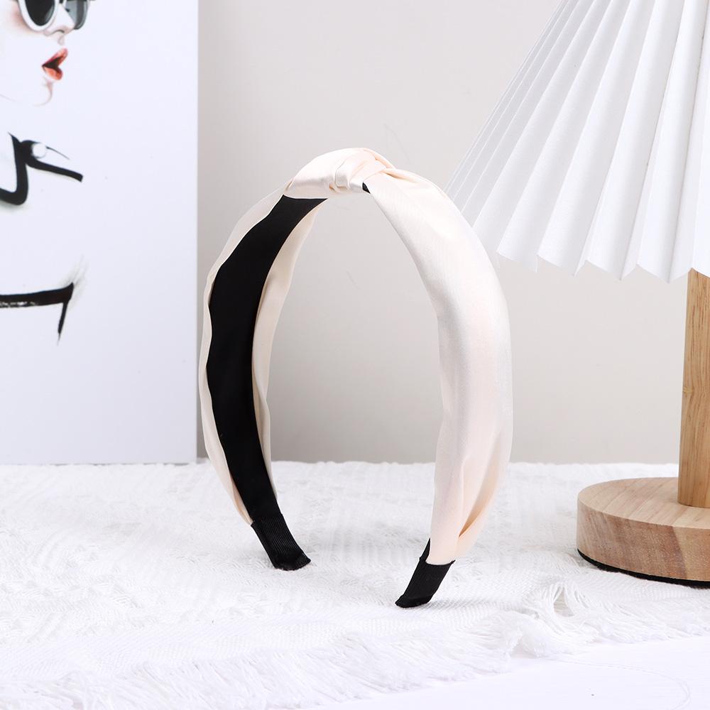 Face Fabric Headband Makeup Satin Head Band Hair Bands Hair Accessories Cross Knot Hair Hoop