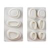 Round Stone Shape Silicone Cake Mold Plaster Concrete Dessert Mousse Baking Form Mold Soap Moulds Cake Decorating Tool