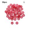 50pcs 4 Holes Mini Buttons for Doll Clothes Round Candy Color Plastic Buckles DIY Doll Bag Sewing Handmade Doll Accessorie