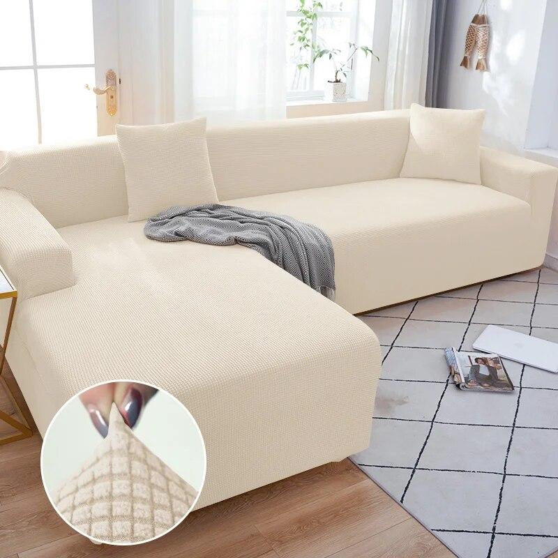 1/2/3/4-seater Stretch Sofa Slipcover Elastic Polar Fleece Sofa Covers for Living Room Funda Sofa Chair Couch Cover Home Decor