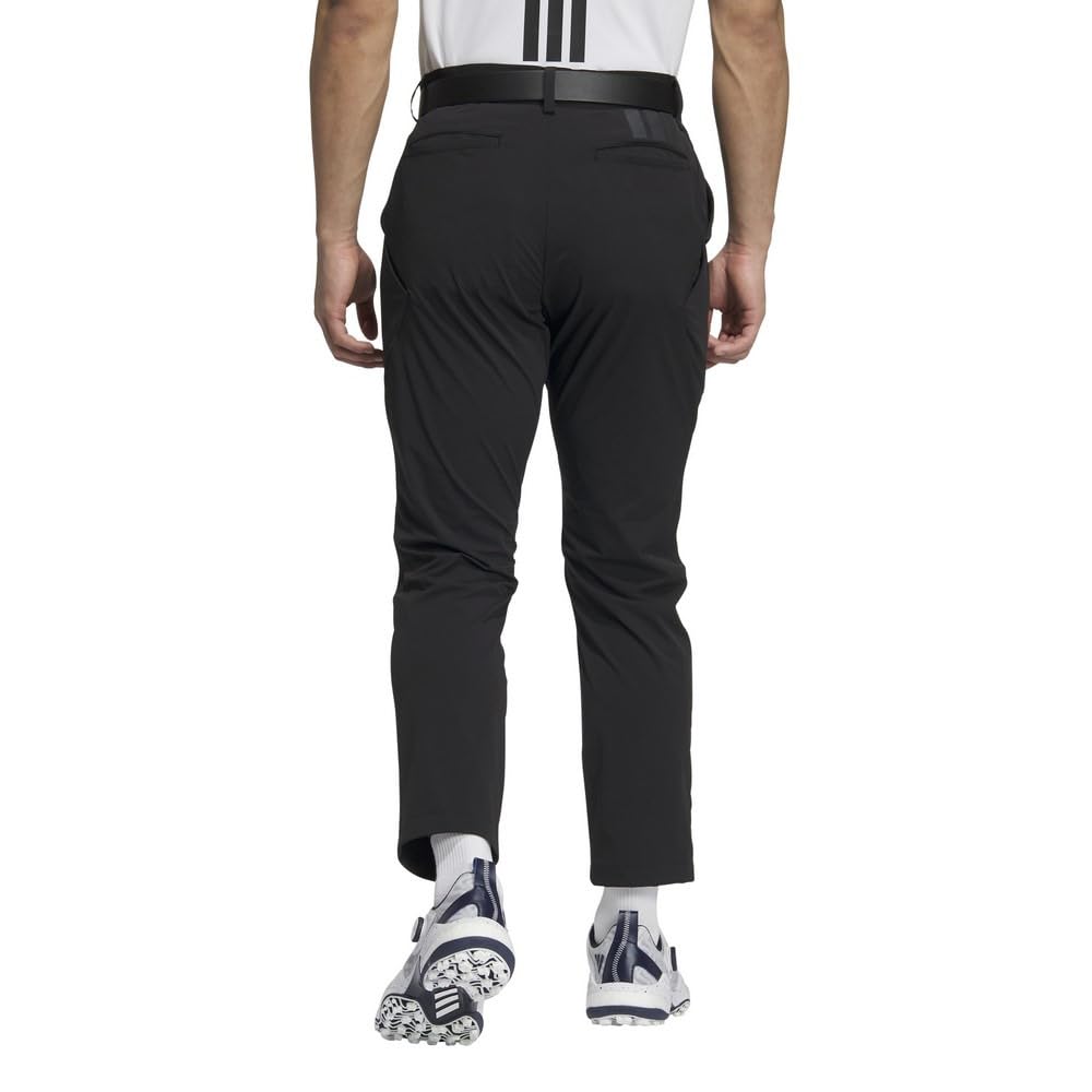 Adidas Golf Aktivní Třípruhé Kotníkové Černé EX-Stretch Kalhoty, Pánské,