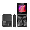 F265 Klapphandy 2,55 Zoll 1400 mAh FM-Radio Kamera Taschenlampe 4 SIM-Karte 2G Feature Phone